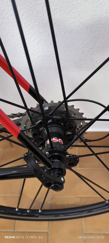 Used SCAPIN Custom Campagnolo Chorus 2003 Road & Gravel, Red — image 3 of 4