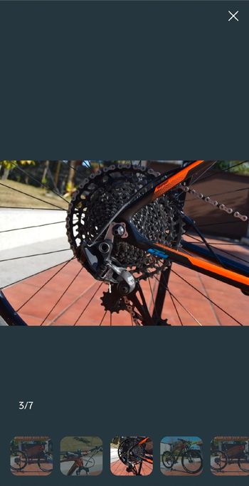 KTM AERA SRAM Apex 2022 Mountainbike usato, Nero — immagine 4 di 6