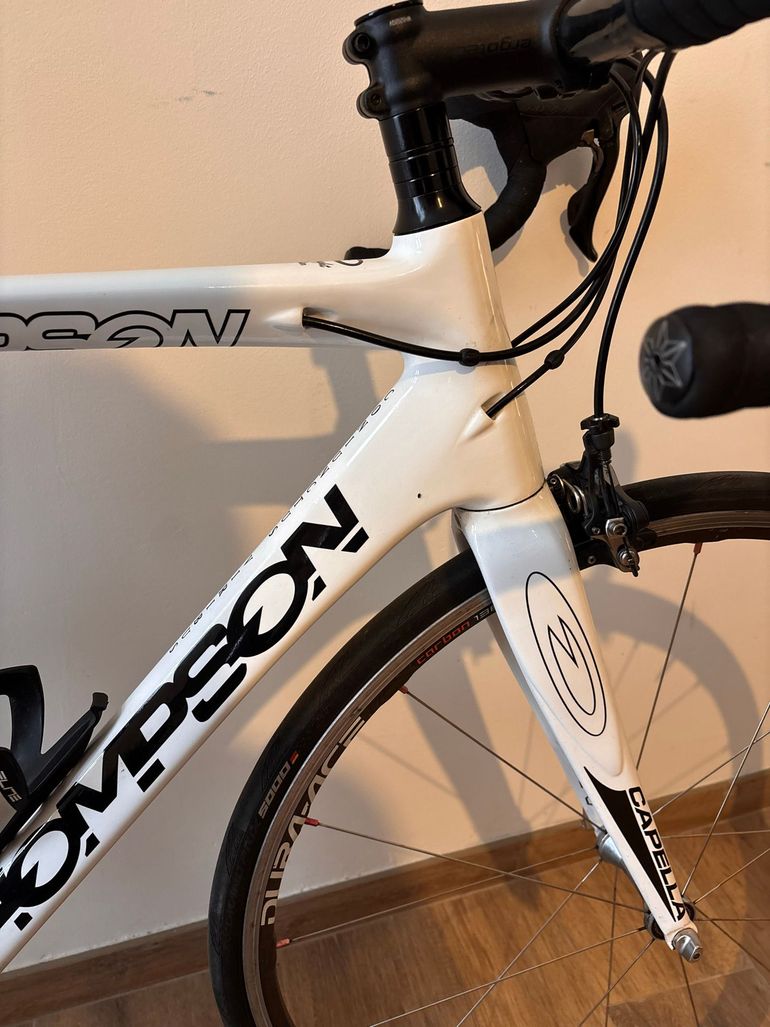 Used Thompson Custom Shimano Dura Ace 2017 Road & Gravel, White — image 6 of 8