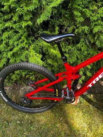 Trek Fuel EX 5 27.5 Plus 2018 2018 Mountainbike usato, Rosso — immagine 13 di 33