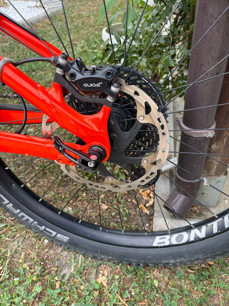 Gebrauchtes Trek Powerfly FS 5 2019 2019 Mountainbike, Rot, 27.5 — Bild 7 von 8