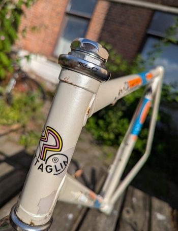 Used Battaglin Custom Frameset 1996 Road & Gravel, White — image 8 of 9