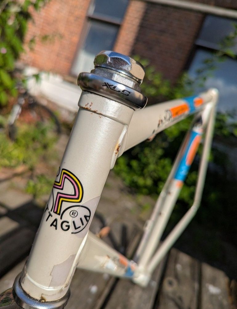 Used Battaglin Custom Frameset 1996 Road & Gravel, White — image 8 of 9