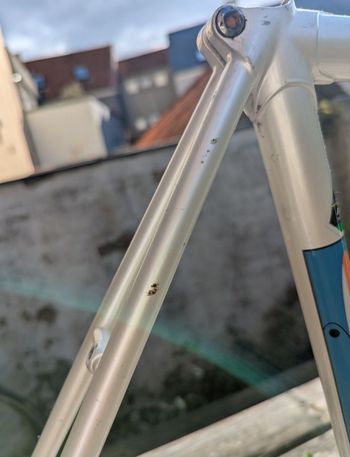 Used Battaglin Custom Frameset 1996 Road & Gravel, White — image 7 of 9