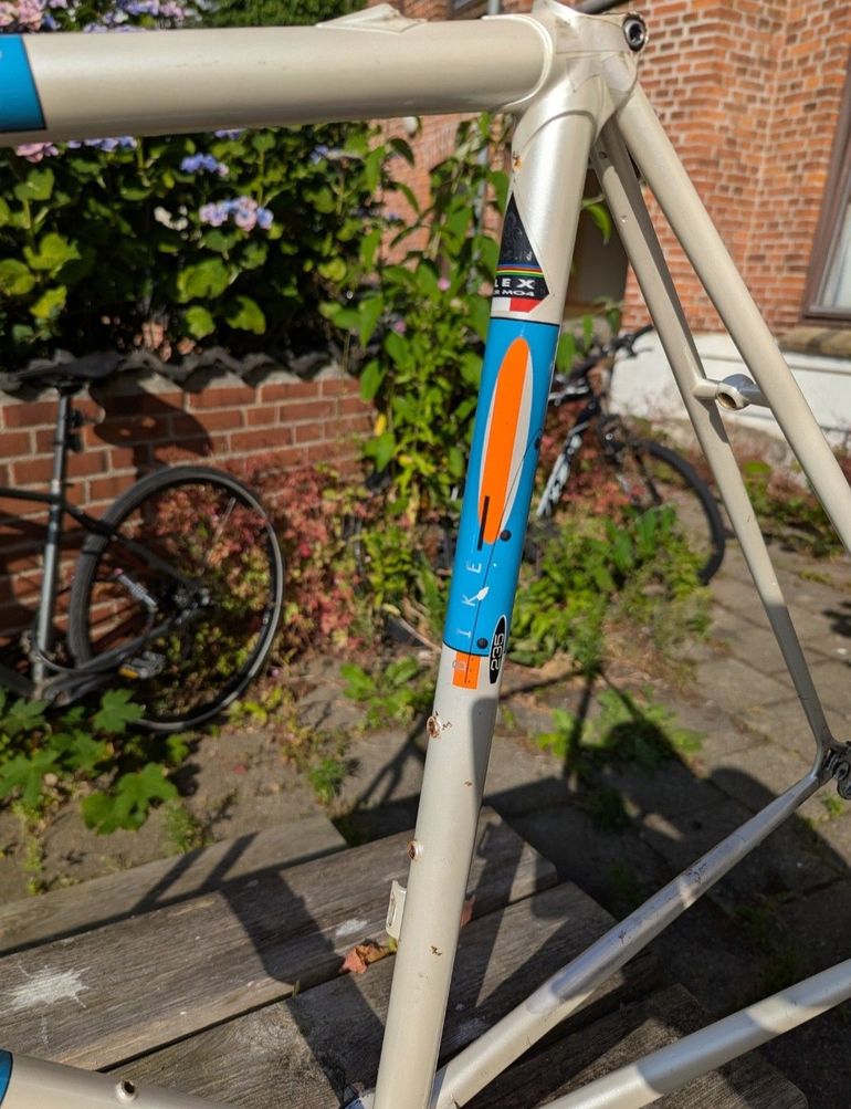 Used Battaglin Custom Frameset 1996 Road & Gravel, White — image 3 of 9
