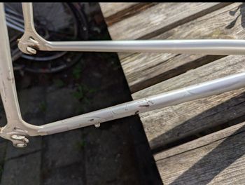 Used Battaglin Custom Frameset 1996 Road & Gravel, White — image 6 of 9
