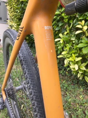 Canyon Grizl CF SL 7 2023 2023 Road & Gravel usato, Arancione — immagine 8 di 8