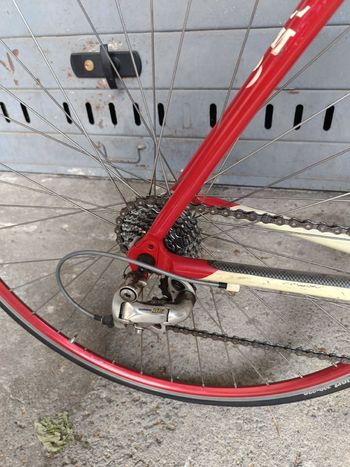 Olmo Custom Shimano 105 2010 Road & Gravel usato, Rosso — immagine 4 di 6