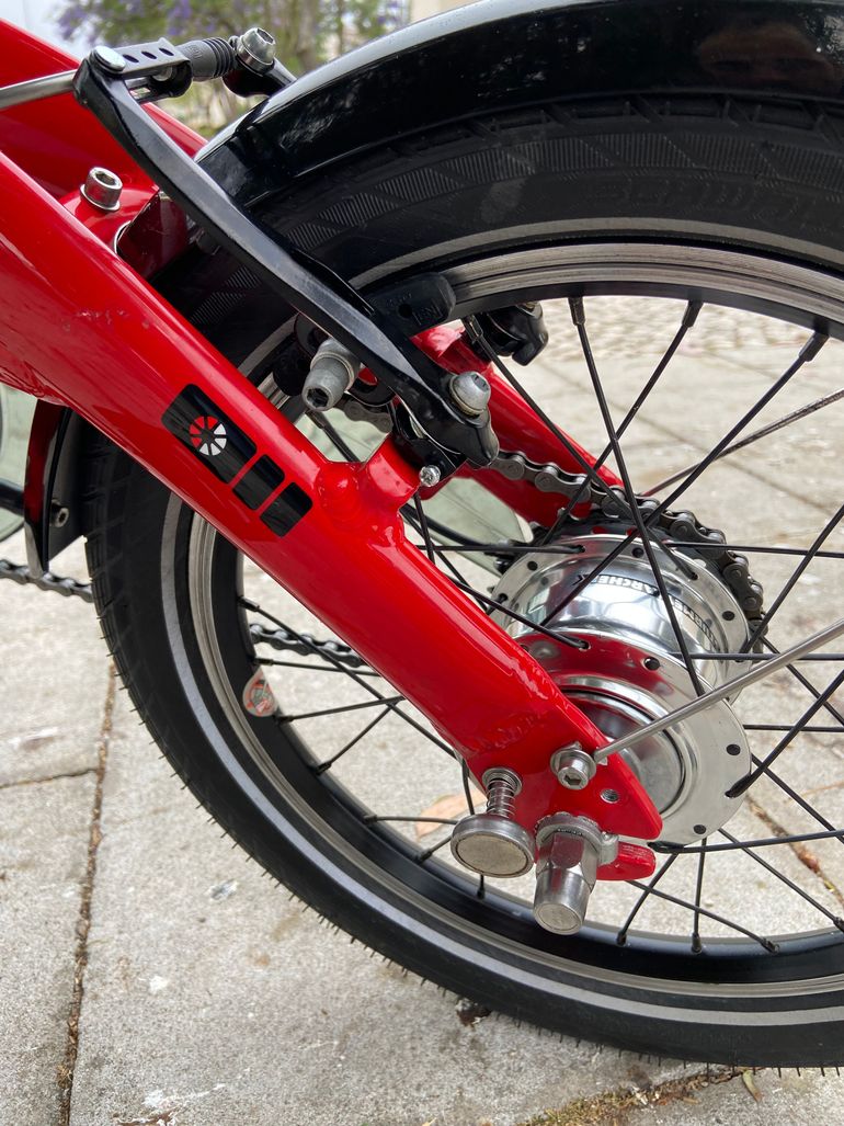 dahon Curve I3 2019 2019 Urban usato, Rosso — immagine 7 di 25