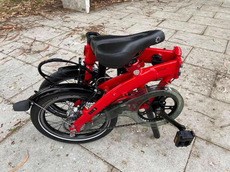 dahon Curve I3 2019 2019 Urban usato, Rosso — immagine 20 di 25