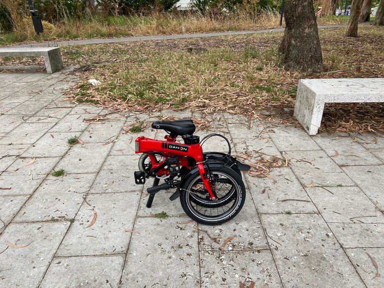 dahon Curve I3 2019 2019 Urban usato, Rosso — immagine 23 di 25