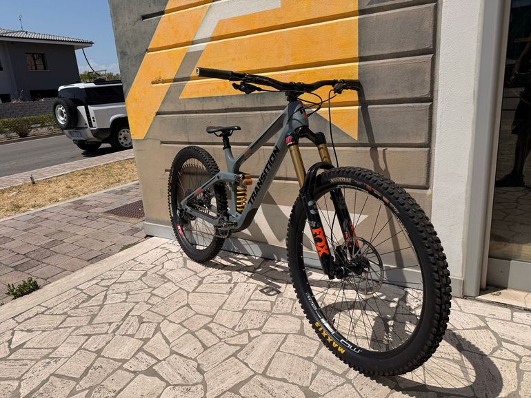 Used Transition Spire Carbon GX Code 2022 2022 Mountainbike, Light Gray, 29 — image 3 of 12