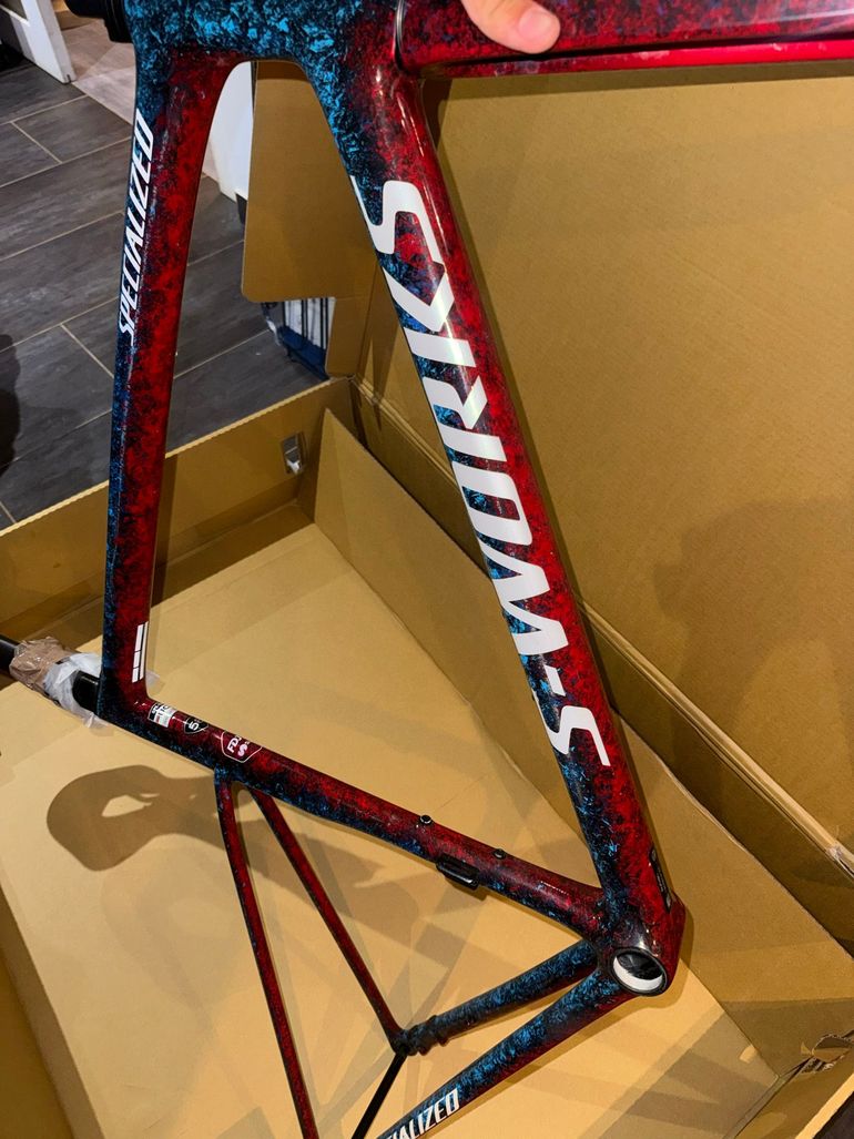 Used Specialized Tarmac Frameset 2025 Road & Gravel, Blue — image 3 of 4