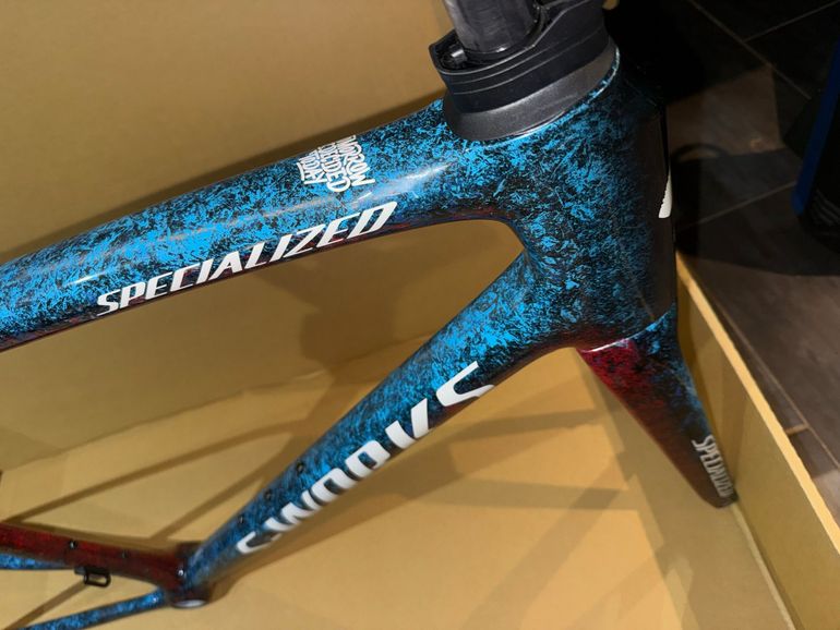 Used Specialized Tarmac Frameset 2025 Road & Gravel, Blue — image 2 of 4