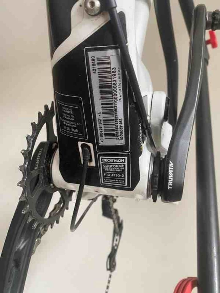 Used ROCKRIDER Custom Frameset 2023 Mountainbike, White — image 7 of 8