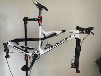Used ROCKRIDER Custom Frameset 2023 Mountainbike, White — image 8 of 8