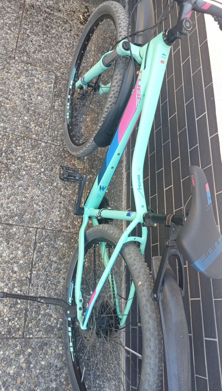 CUBE ACCESS WS Pro 2018 2018 Mountainbike usato, Verde — immagine 3 di 7