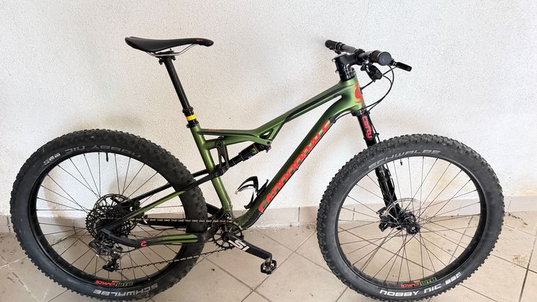 Gebrauchtes Cannondale Bad Habit SRAM Rival eTap AXS 2018 Mountainbike, Grün — Bild 3 von 8
