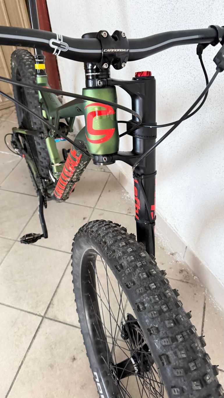 Gebrauchtes Cannondale Bad Habit SRAM Rival eTap AXS 2018 Mountainbike, Grün — Bild 6 von 8