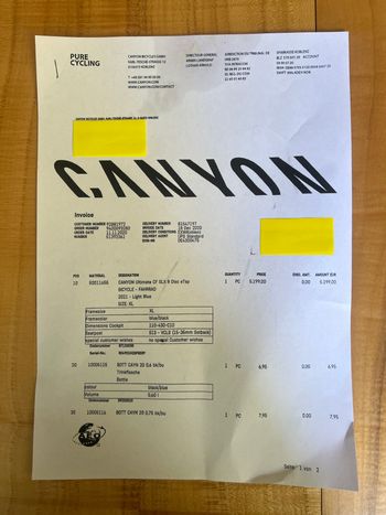 Brugt Canyon Ultimate CF SL 8 Disc 2021 2021 Road & Gravel — billede 11 af 11