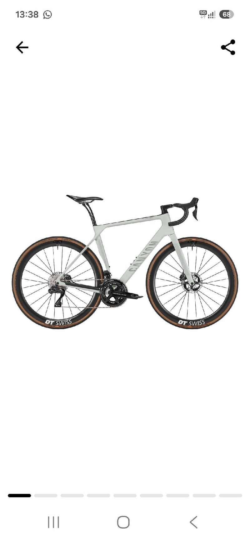 Tweedehands Canyon Endurace CFR Di2 2024 2024 Road & Gravel