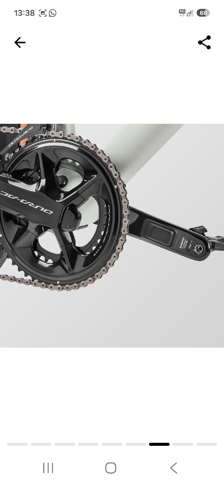 Brugt Canyon Endurace CFR Di2 2024 2024 Road & Gravel — billede 4 af 5