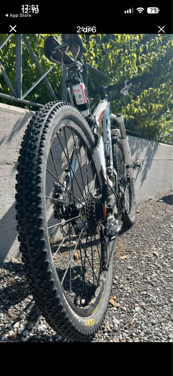 Gebrauchtes Spezzotto Custom SRAM X01 2014 Mountainbike, Weiß — Bild 4 von 5