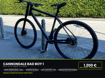 Gebrauchtes Cannondale Bad Boy 1 2021 2021 Urban, Schwarz — Bild 2 von 12