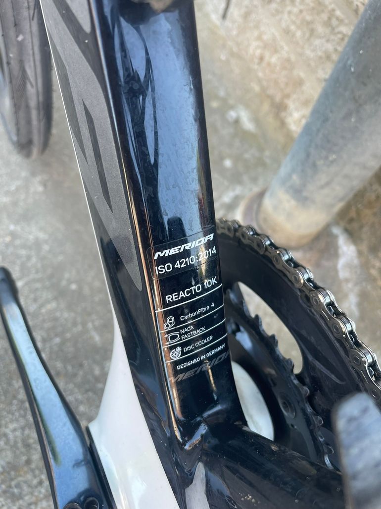 Used Merida REACTO DISC 10K-E 2020 2020 Road & Gravel, Black — image 6 of 8