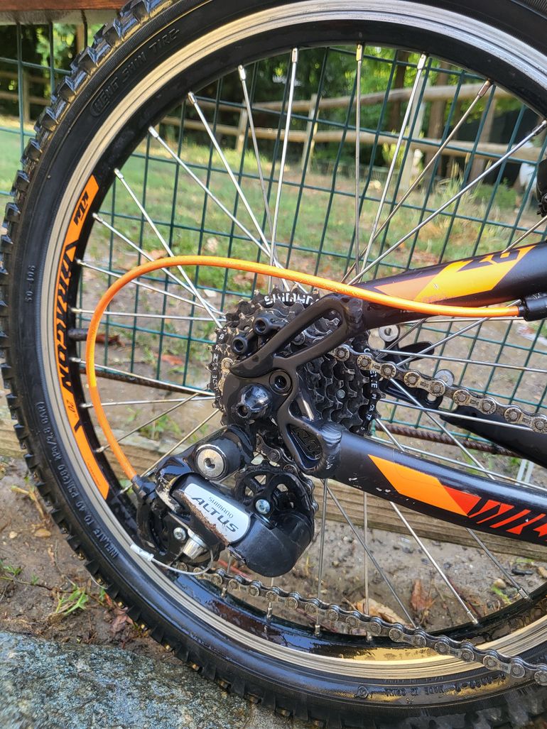 Used KTM Wild Shimano Altus 2018 Youth, Orange — image 4 of 4