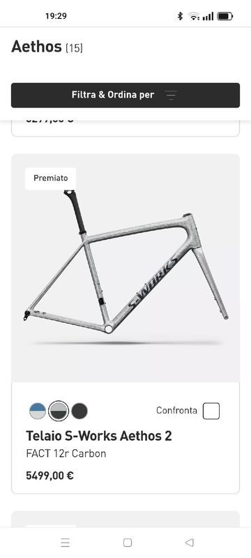 Gebrauchtes Specialized S-Works Aethos 2 - Shimano Dura-Ace Di2 2026 Frameset 2026 Road & Gravel