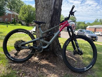 Used YT Capra CF Uncaged 10 2024 Mountainbike, Light Gray — image 2 of 8