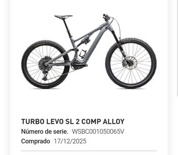 Specialized Turbo Levo SL 2 Comp Alloy 2025 Mountainbike d'occasion — image 10 sur 13