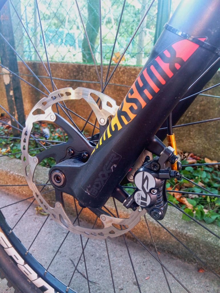 Tweedehands Orange 327 Shimano Saint 2021 Mountainbike — afbeelding 12 van 13
