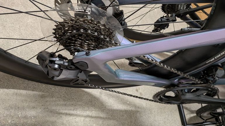Canyon Speedmax CF 8 Di2 2026 2026 Road & Gravel usato, Grigio chiaro — immagine 7 di 9