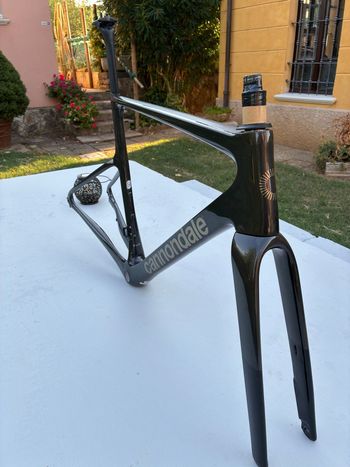 Gebrauchtes Cannondale SuperSix EVO Frameset 2025 Road & Gravel, Hellgrau — Bild 6 von 7