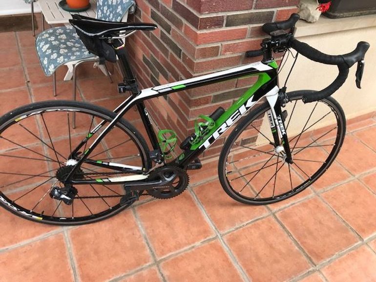 Trek Madone 7 2015 Road & Gravel usato, Verde — immagine 10 di 12