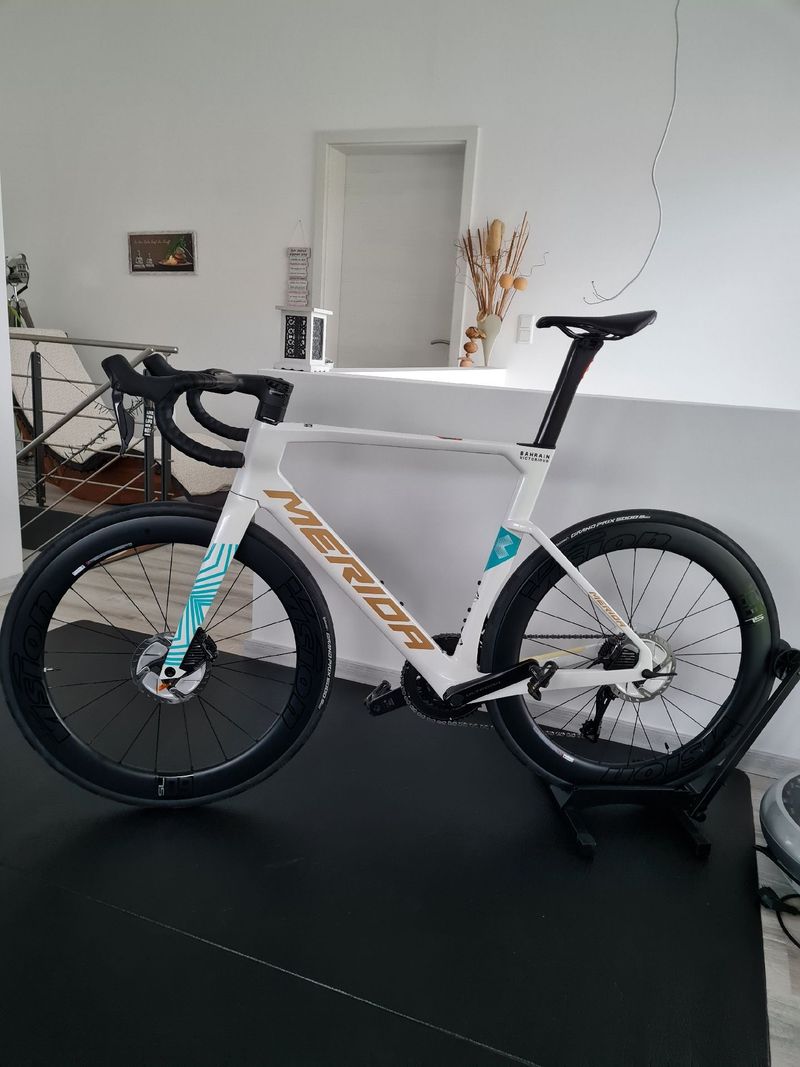 Gebrauchtes Merida Reacto Team Pearl Di2/Powermeter 2024 Road & Gravel