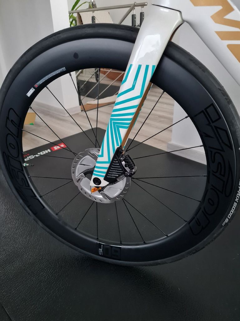 Used Merida Reacto Team Pearl Di2/Powermeter 2024 Road & Gravel, White — image 4 of 14