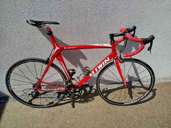 B’TWIN Custom SRAM Rival 2016 Road & Gravel usato, Rosso — immagine 1 di 4