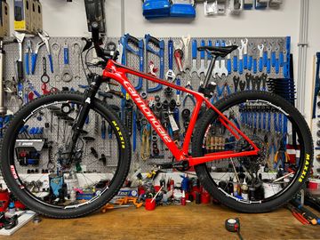 Gebrauchtes Cannondale F-Si Carbon 3 2019 2019 Mountainbike, Rot, 29 — Bild 11 von 24