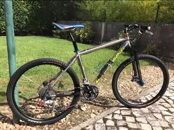 Gebrauchtes Litespeed Custom Shimano Deore XT 2006 Mountainbike, Hellgrau — Bild 3 von 8