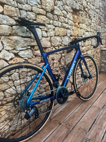 Velobuild Custom SRAM Rival eTap AXS 2023 Road & Gravel usato, Blu — immagine 2 di 4
