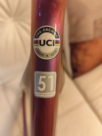 Orbea Orca Frameset 2022 Road & Gravel de segunda mano, Morado — imagen 5 de 7