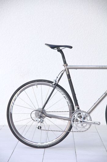 Used Seven Cycles Odonata 2001 Road & Gravel, Light Gray — image 3 of 37