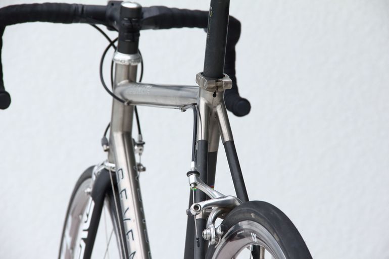 Used Seven Cycles Odonata 2001 Road & Gravel, Light Gray — image 36 of 37