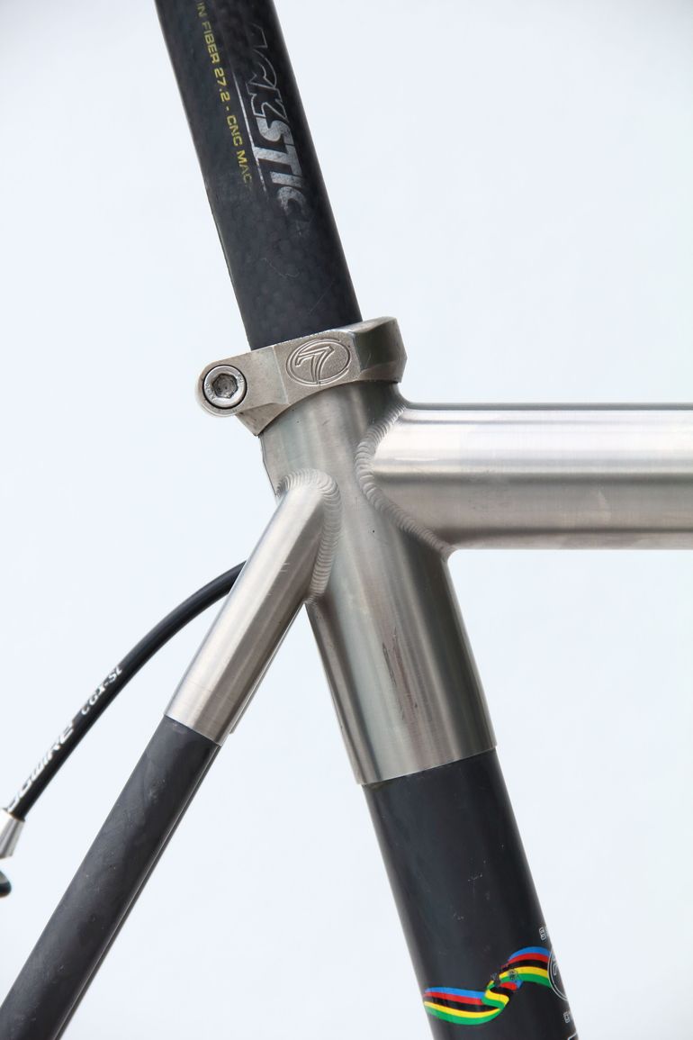 Used Seven Cycles Odonata 2001 Road & Gravel, Light Gray — image 7 of 37