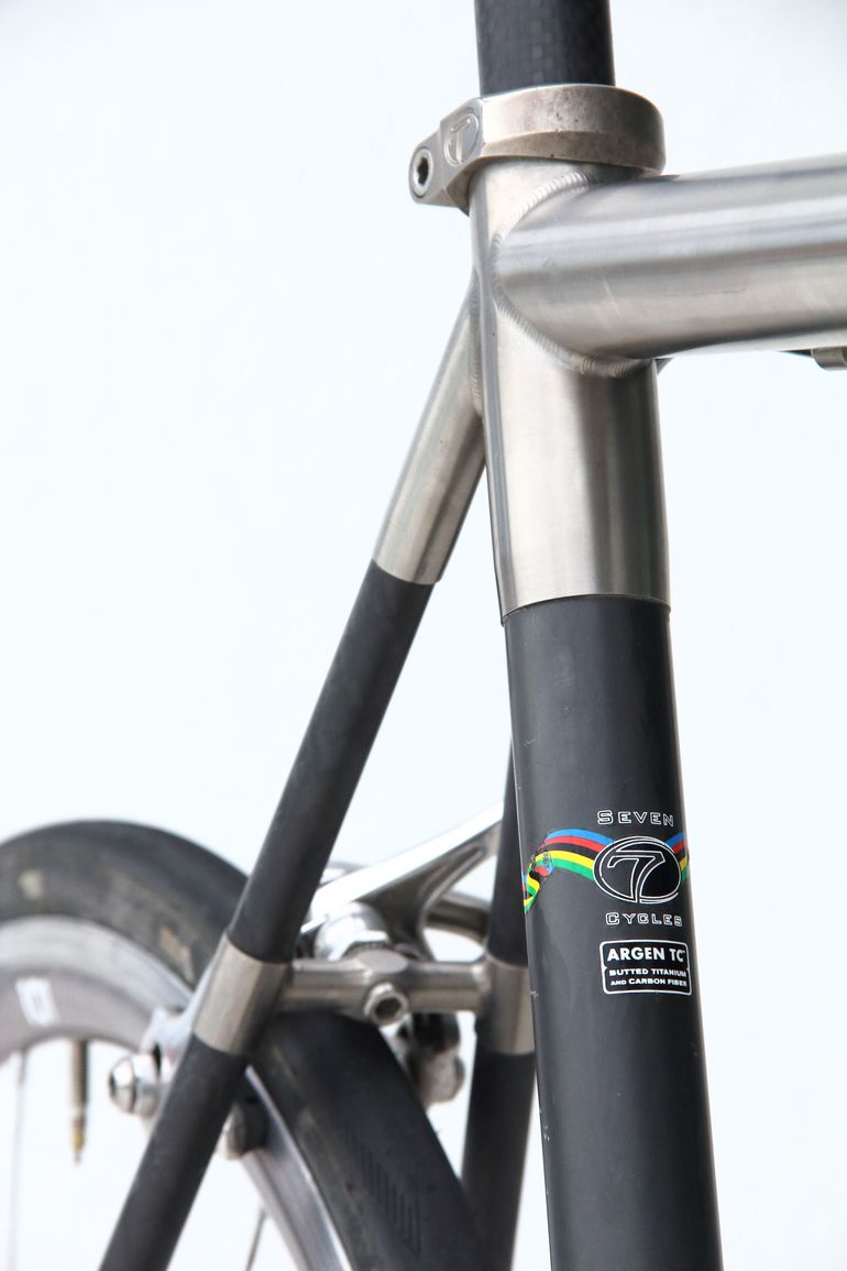 Used Seven Cycles Odonata 2001 Road & Gravel, Light Gray — image 27 of 37