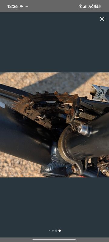 Used ROCKRIDER mtb rockraider btwin 520 2020 Mountainbike, Black — image 9 of 11