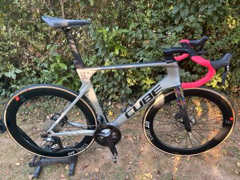 Used CUBE Litening Limited 15/100 Shimano Ultegra Di2 Ceramicspeed 2022 Road & Gravel, Light Gray — image 1 of 12
